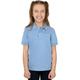 Poloshirt TRIGEMA "TRIGEMA in Piqué-Qualität" Gr. 104, blau (horizont) Kinder Shirts Polo