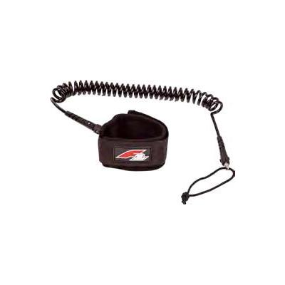 SUP-Leash F2 "F2 Leash for SUP -SailSurf 2020", schwarz, Leinen, L: 3,05m, Kunststoff, L:3,05m Ø:0,8cm