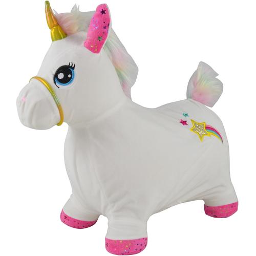 „Hüpftier CHIC2000 „“Einhorn““ Hüpfspielzeug blau (einhorn) Kinder Schaukeln Hopser“