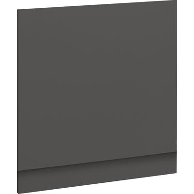 Frontblende WIHO KÜCHEN "Unna", grau (front und korpus: anthrazit), B:59,4cm H:56,5cm, Holzwerkstoff, Möbelblenden, Abdeckblende, 60 cm breit, für teilintegrierbaren Geschirrspüler Image