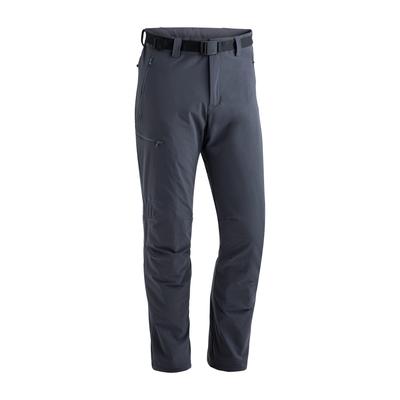 Funktionshose MAIER SPORTS "Oberjoch Therm", Herren, Gr. 46, Normalgrößen, grau, 90% Polyamid, 10% Elasthan, Hosen, Winter-Outdoorhose, wattiert und elastisch Image