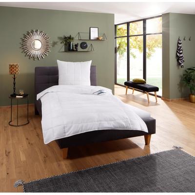 Microfaserbettdecke FAN "Komfort Plus", weiß, B:200cm L:220cm, Bezug: 100% Polyester. Füllung: 100% Lyocell (TENCEL), Bettdecken, zu jeder Jahreszeit ideal für Schwitzer Image