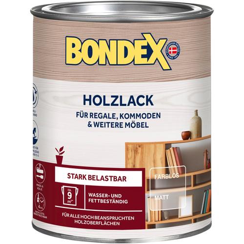 "BONDEX Holzlack ""HOLZLACK"" Farben Farblos Matt, 0,75 Liter Inhalt Gr. 0,75 l, farblos (farblos, matt) Holzfarben Lasuren"