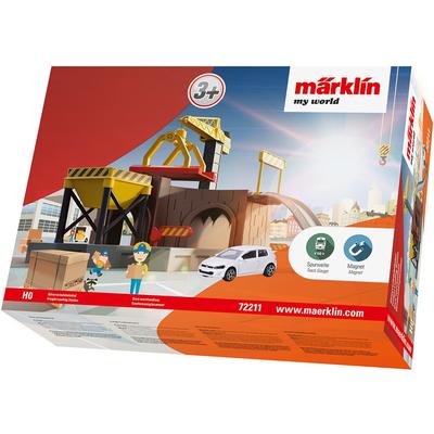 Märklin Modelleisenbahn-Gebäude my world - Güterverladebahnhof 72211 bunt Kinder Altersempfehlung