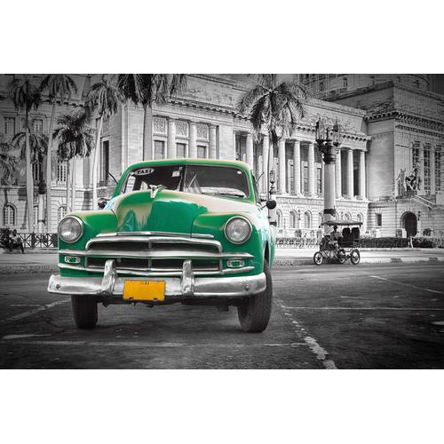 „PAPERMOON Fototapete „“Oldtimer Havanna““ Tapeten Gr. B/L: 5,00 m x 2,80 m, Bahnen: 10 St., bunt Fototapeten“