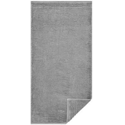 Handtuch VOSSEN Gr. 1, grau (hellgrau), B:50cm L:100cm, Walkfrottee, 100% Baumwolle, Handtücher (Packung) Image