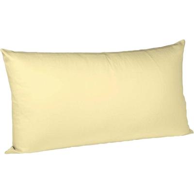 Kissenbezüge FLEURESSE "Colours", gelb (vanille), B:40cm L:80cm, Interlock-Jersey, Obermaterial: 100% Baumwolle, Kissenbezüge, edler, bügelfreier Interlock-Jersey aus 100% Baumwolle Image