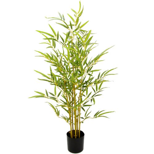 "Kunstbaum I.GE.A. ""Bambus"" Kunstpflanzen Gr. B/H: 45 cm x 90 cm, grün Kunst-Bäume Im Topf"