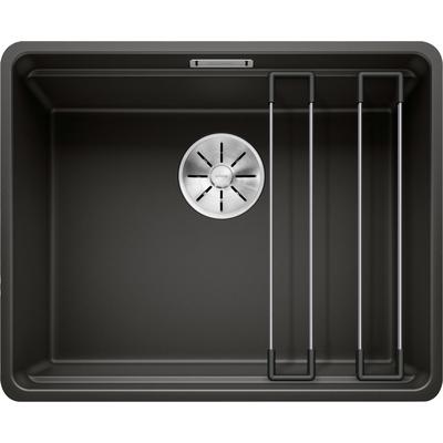 BLANCO Granitspüle "ETAGON 500-F" Küchenspülen Gr. beidseitig, schwarz Küchenspülen