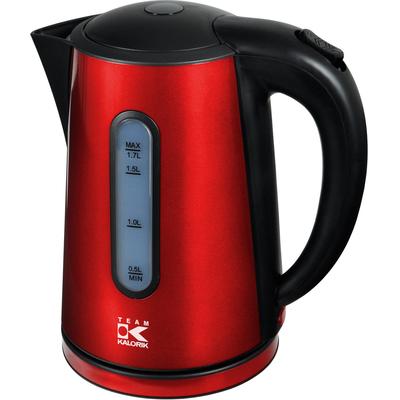 TEAM KALORIK Wasserkocher "TKG WM 1020 R" rot (metallic rot) Wasserkocher
