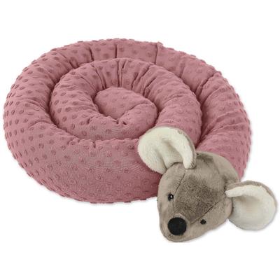 Bettnestchen STERNTALER "Nestchenschlange Mabel", rosa, Obermaterial: 100% Polyester. Obermaterial 2: 70% Baumwolle, 30% Polyester, Bettnestchen Image