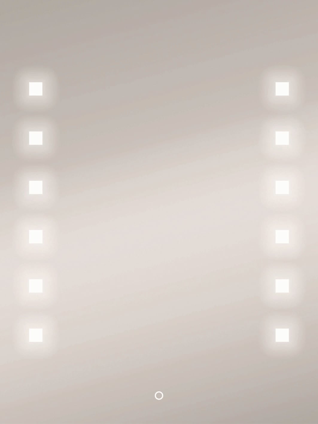 LED-Lichtspiegel JOKEY "Capella II", silber (silberfarben), B:60cm H:80cm T:2,9cm, Spiegel, 60 x 80 cm