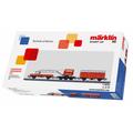 Modelleisenbahn Startpaket MÄRKLIN "Märklin Start up - Feuerwehr Bergkran Set 44752" Modelleisenbahn-Fahrzeuge bunt Kinder Loks Wägen