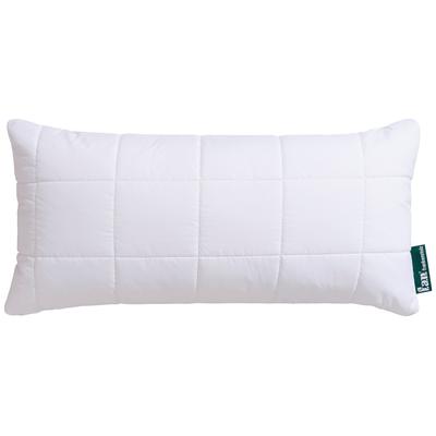 Microfaserkissen FAN "Stützendes Kopfkissen Komfort Plus XXL-Warm, in 40x80 oder 80x80 cm", weiß, B:40cm L:80cm, Bezug: 100% Polyester. Füllung: 100% Polyester, Kopfkissen, flauschig, kuscheliges Kopfkissen Image