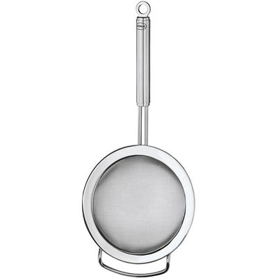 Küchensieb RÖSLE, silber (edelstahlfarben, ø 24 cm), L:49cm Ø:24cm, Edelstahl, Küchensiebe, feinmaschiges Sieb mit Aufhängeöse, spülmaschinengeeignet Image