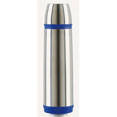 Isolierflasche EMSA "Captain", bunt (silberfarben, blau), 1000ml, Edelstahl, Trinkflaschen, 1 Liter Image
