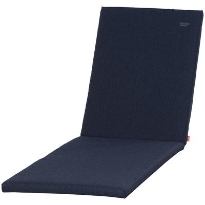 Liegenauflage SIENA GARDEN "Aster", blau (dunkelblau), B:58cm H:6cm T:200cm, Polyester, Polsterauflagen, B/T: 58x200 cm