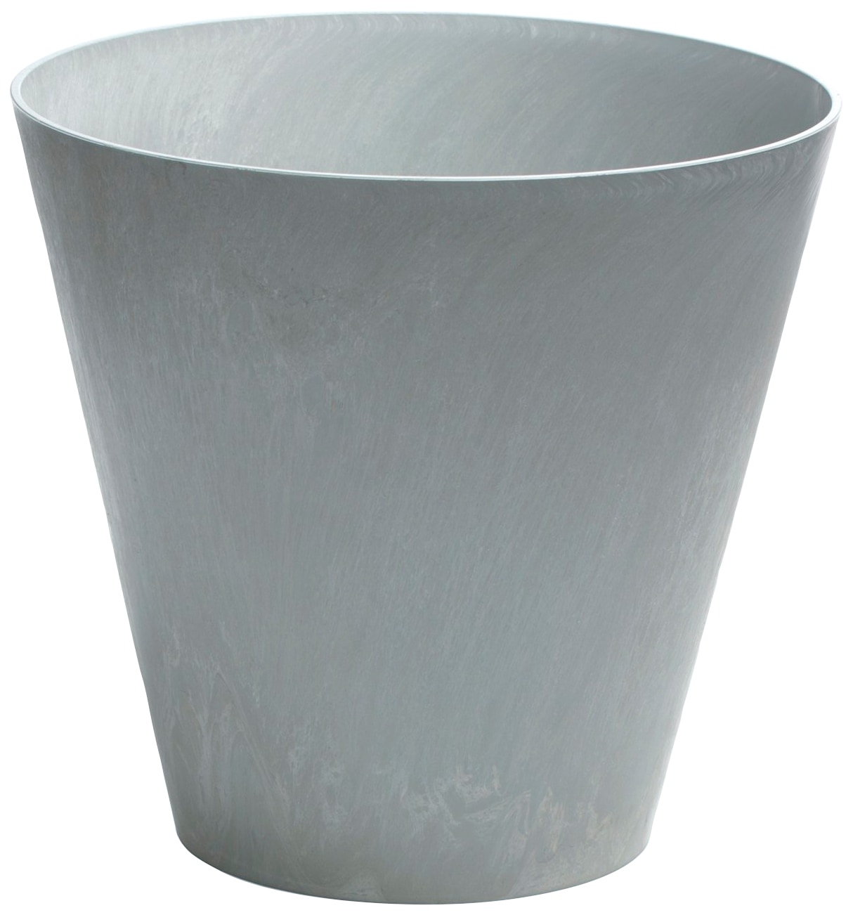 Pflanzkübel PROSPERPLAST "Tubus Concrete", grau (beton), H:37,3cm Ø:40cm, Kunststoff, Pflanzgefäße, ØxH: 40x37,3 cm