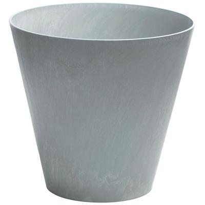 Pflanzkübel PROSPERPLAST "Tubus Concrete" Pflanzgefäße Gr. H: 37,3cm, grau (beton) ØxH: 40x37,3 cm