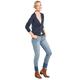 Strickjacke HEINE Gr. 48, blau (marine) Damen Strickjacken