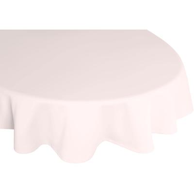 Tischdecke WIRTH "NEWBURY" Gr. 1, weiß, Ø:160cm, Polyester, Baumwolle, Tischdecken, rund Image