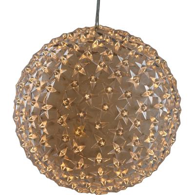 LED Dekolicht AM DESIGN, gold (goldfarben), Ø:45cm, Lampen, LED Kugel mit Sternen, Weihnachtsdeko aussen