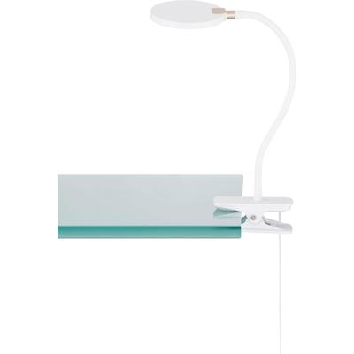 FISCHER & HONSEL LED Klemmleuchte "Luiz", weiß, H: 10,5cm, Lampen Image