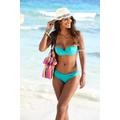 Bandeau-Bikini-Top S.OLIVER "Spain" Gr. 38, Cup E, blau (türkis) Damen Bikini-Oberteile Ocean Blue Bestseller