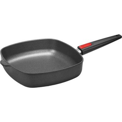 Bratpfanne WOLL MADE IN GERMANY "Nowo", schwarz, B:27,50cm H:7,50cm L:50cm Ø:37cm, Pfannen, von Hand gegossen, 26x26 cm, Induktion, Made in Germany Image