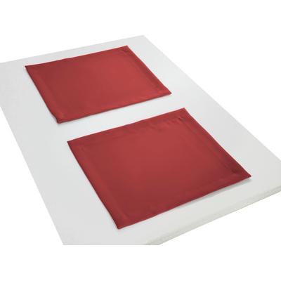 Platzset WIRTH "NEWBURY" Gr. 1, rot, B:35cm L:40cm, Obermaterial: 67% Polyester, 33% Baumwolle, Platzsets Image