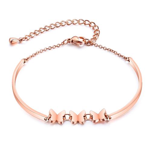 „Armband COLLEZIONE ALESSANDRO „“Papillon““ Gr. Metall, rosa Damen Armbänder Brautschmuck“