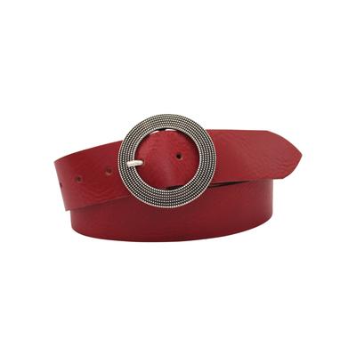Ledergürtel ANNAMATONI, Damen, Gr. 100, rot, Leder, unifarben, klassisch,modisch,feminin, Gürtel Image