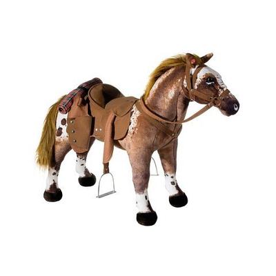 Stehpferd HEUNEC "Cowboy-Pferd stehend" Stehtiere braun (braun, weiß) Kinder Kuschel- Spieltiere