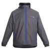 Regenjacke DEPROC ACTIVE "CHESTER WOMEN", Damen, Gr. 44 (L), grau (anthra), 100% Polyamid mit PU Membran, sportlich, Langarm mit innenliegendem Gummizug, Jacken Outdoorbekleidung Regenjacke Übergangsjacke, auch in Großen Größen erhältlich