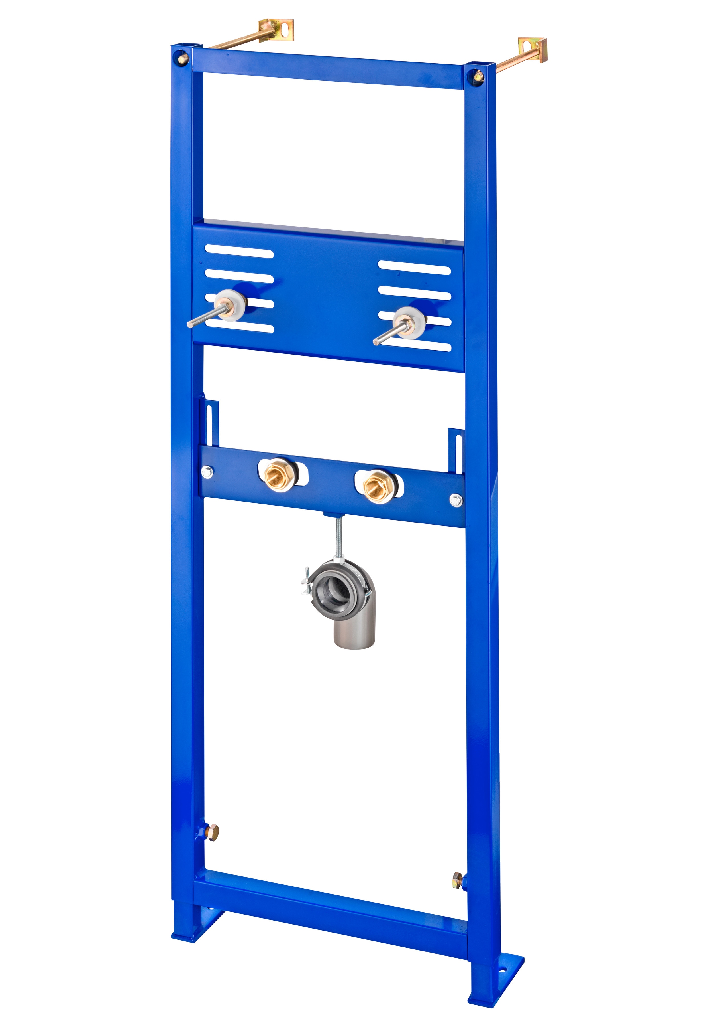 Waschtisch-Vorwandelement CORNAT "Waschtisch-Element", blau, B:43cm H:110cm T:6cm, Metall, Befestigungen, BxTxH: ca. 43/110/6 cm Image