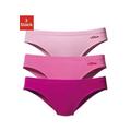 Bikinislip S.OLIVER Gr. 36/38 (M), 3 St., rosa (rosa, pink) Damen Unterhosen Bikini Slips