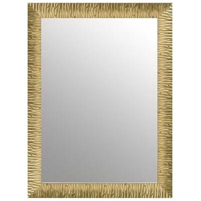 Dekospiegel LENFRA "Malia", gold (goldfarben), B:61cm H:81cm T:2,3cm, EPS-Kunststoff, Spiegel, Wandspiegel Image