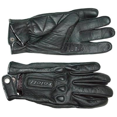 Motorradhandschuhe ROLEFF "RO 64" Gr. M, schwarz, Handschuhe, M, Obermaterial: 100% Rindsleder. Innenfutter: 100% Polyester, winddicht