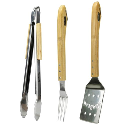Grillbesteck-Set JIM BEAM BBQ Grillbesteck-Sets beige (natur, silberfarben) Grillbesteck