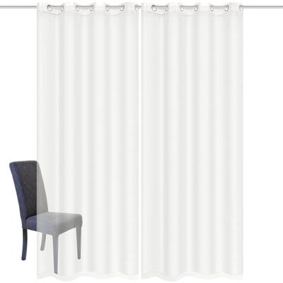 Gardine HOME WOHNIDEEN "DOLLY", weiß, B:140cm H:245cm, Voile, Obermaterial: 100% Polyester, Gardinen, transparent Image