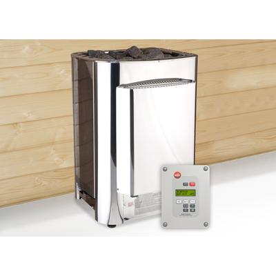 Bio-Saunaofen WEKA "BioS", silber (silberfarben), Saunaöfen