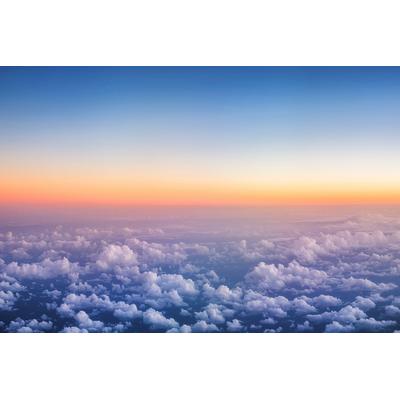 Fototapete PAPERMOON "Wolken", bunt, B:4,50m L:2,80m, Vlies, Tapeten Image