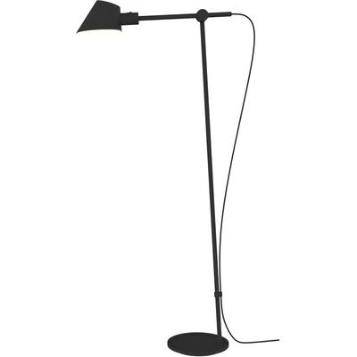 Stehlampe "STAY", schwarz, Ø 15cm H: 135cm, DESIGN FOR THE PEOPLE, Lampen, Gelenkarm flexibel verstellbar, Bogenlampe