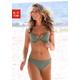 Push-Up-Bikini-Top BENCH. "Perfect" Gr. 32, Cup A, grün (oliv) Damen Bikini-Oberteile Ocean Blue