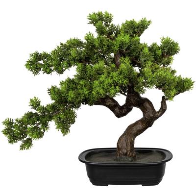 Kunstbonsai CREATIV GREEN "Bonsai", grün, B:40cm H:40cm, Kunststoff, Kunstpflanzen Image