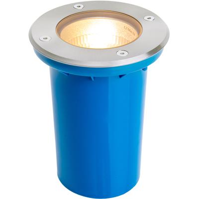 LED Gartenstrahler NÄVE "Suelo", silber (silberfarben), B:14,8cm H:20,3cm L:14,8cm, Lampen, E27 max. 9W LED, Belastbarkeit: bis 1.000 kg, stahl-blank, d: 10,2cm Image