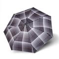 Taschenregenschirm BUGATTI "Buddy Duo, Check" grau (check) Regenschirme Taschenschirme
