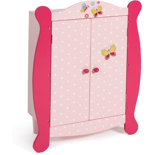 "Puppenkleiderschrank CHIC2000 ""Papilio Pink"" Puppenmöbel pink Kinder Puppenmöbel"