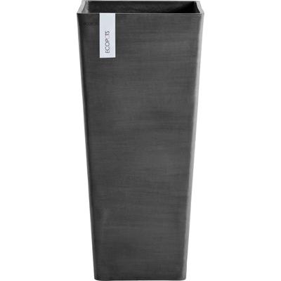 Blumentopf ECOPOTS "ROTTERDAM HIGH Dark Grey", grau (dunkelgrau), B:32cm H:70cm T:32cm, Kunststoff, Pflanzgefäße, BxTxH: 32x32x70 cm Image