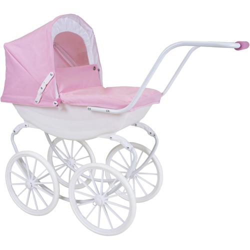 "Puppenwagen KNORRTOYS ""Classic - Princess White Rose"" rosa (princess white rose) Kinder Puppenwagen -trage"